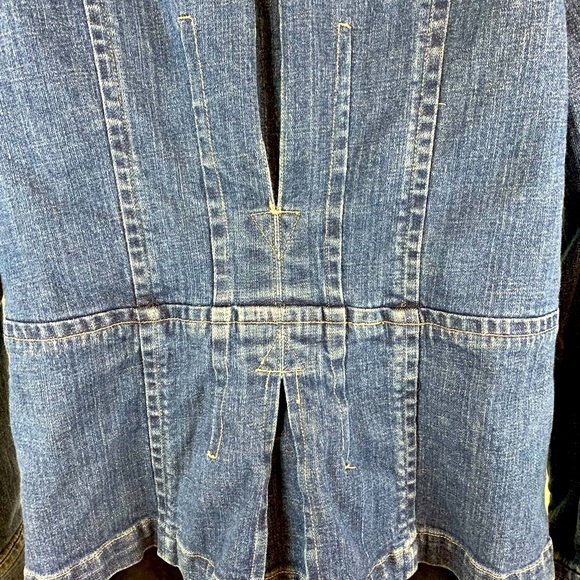 Motto unique MOTO style Jean Jacket, Size Small - Picture 4 of 8